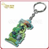 Fashionable Epoxy Coating Sticker Soft PVC Key Chain