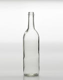 750ml Clear Glass Wine Bottles Corked Beverage Bottles