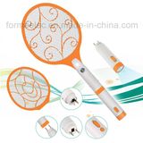 Rechargeable Electric Mosquito Swatter with LED Light & Torch