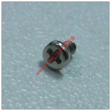 Round-Head Slotted Fastener Micro Screws with Cross Slot