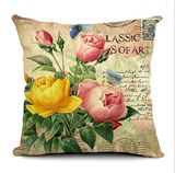 Decorative Transfer Print Pillow (SCU-026)