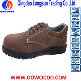 Suede Leather Rubber Soled Safety Work Footear (GWRU-JG001)