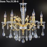 Lamp / 6-Light Crystal Chandelier (HP3138-6)