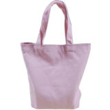 Printed Pink Cotton Gift Bag