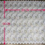 Nylon Metallic Yarn Lace Trim for Wedding Dress Bridal Lace Trim