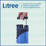 Litree UF Portable Water Filter Outdoor Water Purifier