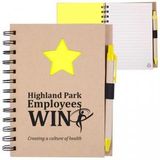 Promotional Recycle Die Cut Notebook: Star