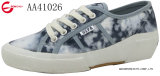 New Fashion Vulcanized Canvas Casual Shoes for Lady (AA41026)