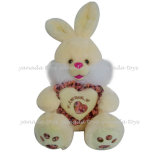 White Cute Bunny Stuffed Animal Toys
