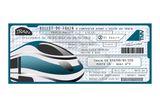 ISO14443 Mf Train RFID Ticket (1k, 2k, 4k, ultralight, desfire, plus)