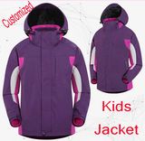 Customized Promotion Outdoor Good Quality Garment, Children's Jacket, Windproof and Waterproof Breathable Ski Mountaineering Sport Wear