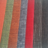 Sofa Fabric Dobby Woven Linen Like Polyester Fabric