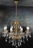 8 Light Modern Crystal Chrome Lighting Chandelier