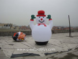 Large Inflatable Snowman Cartoon for Christmas, Christmas Holiday for Inflatable Snowman Cartoon, Holiday Inflatable