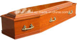 Specialized High Quality Solid Wood Funeral Supply European Coffin