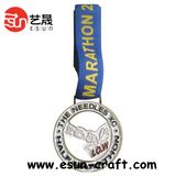 Wholesale Metal Antique Custom Sports Medal with Ribbon (M0024)