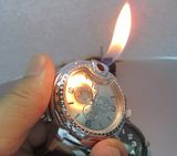 Quartz Wrist Watch Shaped Cigarette Lighter