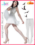Fashion Sexy Trans-Printing Bird Patterned Tights Pantyhose Silk Socks Stockings for Women (SR-1286)