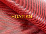 Red Carbon Fiber Cloth, Kevlar Fiber