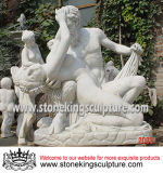 Natural White Marble Carving Sculpture (SK-2056)