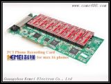 Multi-Line Digital Voice Recording PCI Recorder Card for 16 Phones Voice Recording/Monitor & Record Max 128 Channels Telephone Lines