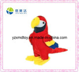 Red Standing Parrot Plush Toy