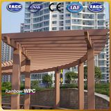 Garden WPC Decking Wood Plastic Material Anti Corrosion for Pavillion