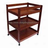 Wooden Baby Changing Table with 3 Tiers Ct-09