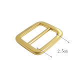 Handbags Fastener Gold Zinc Alloy Custom Buckle (1inch)