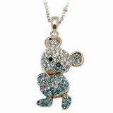 New Design Cute Rabbit Crystal Pet Charm