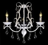 Decorative White Ceiling Lighting Ctystal Chandelier (8018-3)