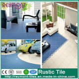 Blue Polished Porcelain Floor Tile Lrp606701