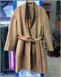 70%Wool, 30%Polyster. Fashion Women Coat in China (Z-1566)