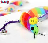 Colorful Plush Soft Mouse Pet Toy with Squeaker for Cat Bosw1081/12cm