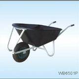 Wb6501p Wheel Barrow with Penumatic Wheel and Steel Tray