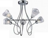 Flower Metal Chrome Chandelier (HBC-9090)