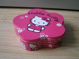 Flower Shape Tin Box