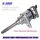 Air Tools Twin Hammer Structure 1 Inch Impact Wrench