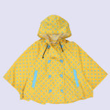 Kids Used PU Pokka Dots Kids Cloak Raincoat