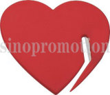 Heart-Shaped Promotional Plastic Letter Opener