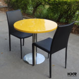 Wholesale White Stone Dining Round Table for Coffee Shop