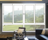 White Frame Exterior and Interior Aluminum Sliding Window