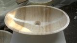 Natural Oval Beige Sinks/Basin (SMS017)