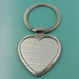 Customized Blank Heart Shaped Key Chain with Own Logo