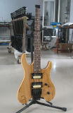 Spalted Maple Electric Guitar/Very Beautiful Custom Electric Guitar/OEM Electric Guitar/Headless Guitar