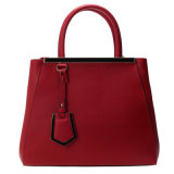 Burgundy Designer Leather Handbag (EF2552M)