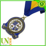 Metal Sports Medal with Ribbon