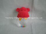 Plush Hippo Toys with Ring for Babys