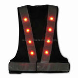 LED Flashing Reflective Safety Vest