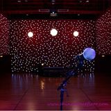 4m*6m RGBW LED Star Curtain, LED Star Cloth